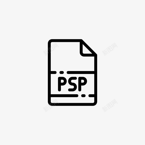 psp文档扩展名图标svg_新图网 https://ixintu.com psp 名称 扩展名 文件 文件名大纲视图1 文档