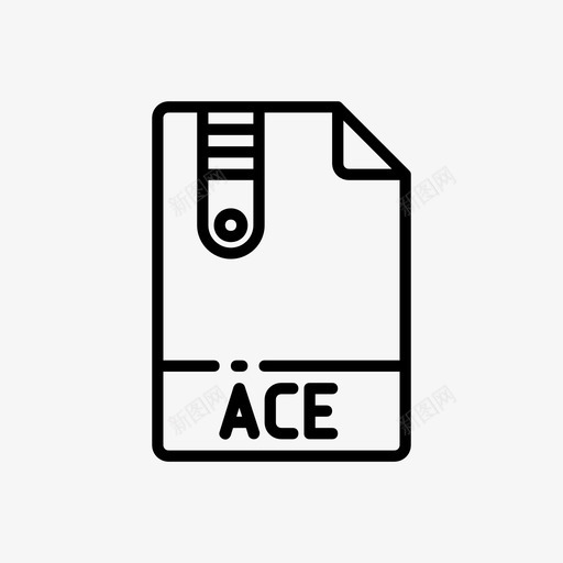 ace文档图标svg_新图网 https://ixintu.com ace 文件 文件名大纲视图2 文档 类型 设计