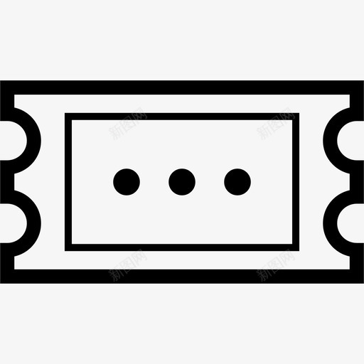 票证案卷事件图标svg_新图网 https://ixintu.com 事件 收据 案卷 票证 粗体轮廓 纸张