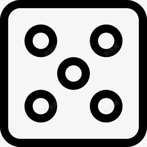 五个骰子5个棋盘游戏图标svg_新图网 https://ixintu.com 5个 五个骰子 出租财产 掷骰子 棋盘游戏