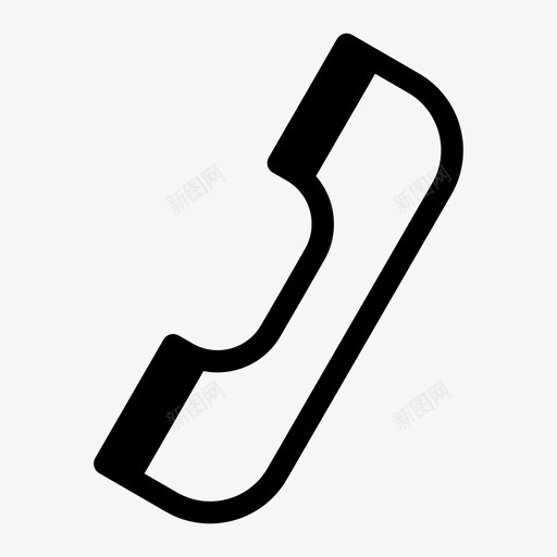 电话通讯手持电话图标svg_新图网 https://ixintu.com 手持电话 电话 通讯
