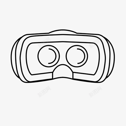 vr眼镜未来护目镜图标svg_新图网 https://ixintu.com vr眼镜 护目镜 未来 现实 虚拟 虚拟现实
