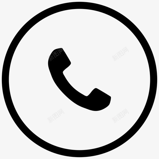 phone circle osvg_新图网 https://ixintu.com phone circle o