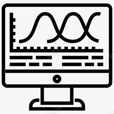 计算机分析计算机科学图标图标
