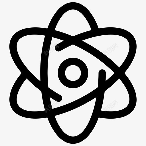 科学原子教育线第一卷图标svg_新图网 https://ixintu.com 原子 教育线第一卷 科学