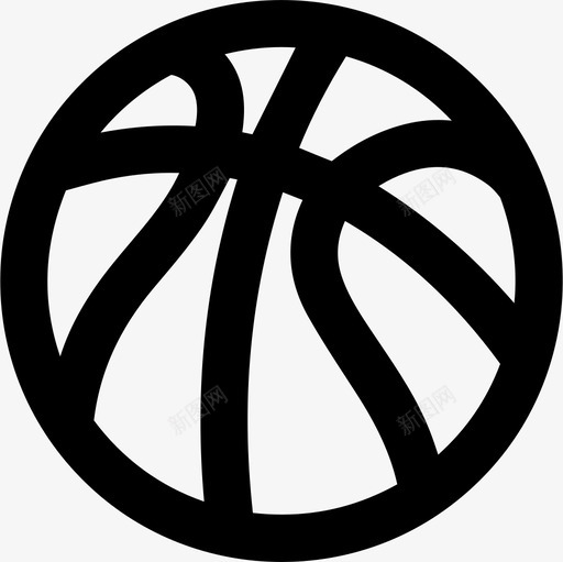 篮球运动学校设施图标svg_新图网 https://ixintu.com 学校设施 篮球 运动