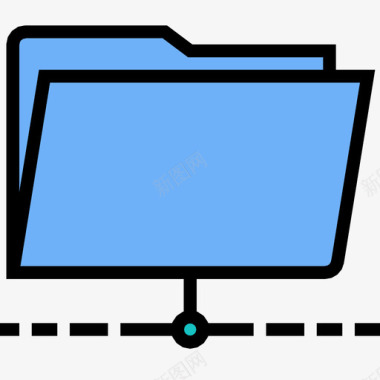 文件夹网络公用图标图标