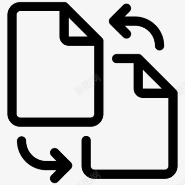 交换文件文件文件交换图标图标