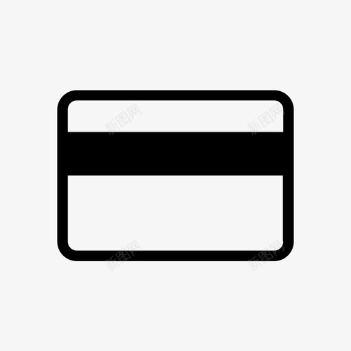信用卡借记卡刷卡图标svg_新图网 https://ixintu.com 信用卡 借记卡 刷卡