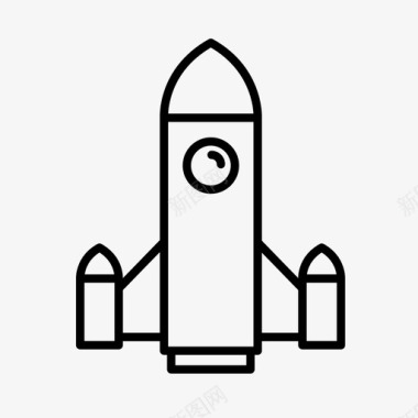 火箭阿波罗轨道图标图标