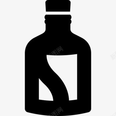 一瓶酒精饮料食物饮料图标图标