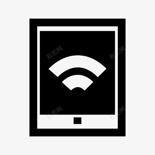 wifi平板电脑wifi平板电脑连接图标svg_新图网 https://ixintu.com pc wifi平板电脑 小工具 手机和平板电脑 连接