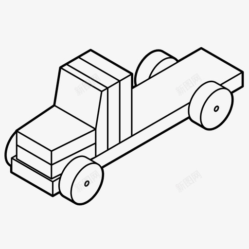 卡车卡米恩游戏图标svg_新图网 https://ixintu.com 卡米恩 卡车 木制玩具 游戏 玩具卡车 运输