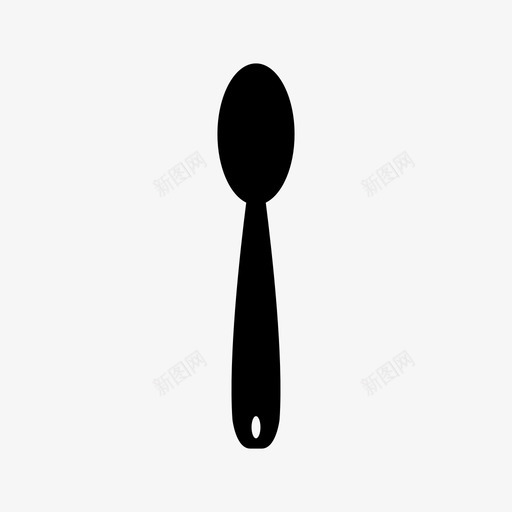 勺子烹饪饮食图标svg_新图网 https://ixintu.com 勺子 厨房 烹饪 银器 饮食