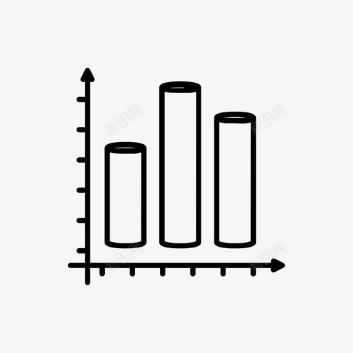 图表活动条形图图标svg_新图网 https://ixintu.com 图表 条形图 活动 统计