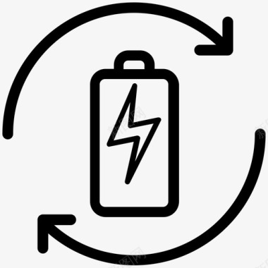 电池充电电池电量低图标图标