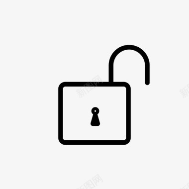 解锁挂锁私人图标图标
