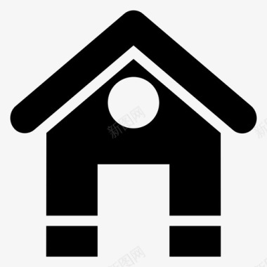 住宅建筑合同图标图标