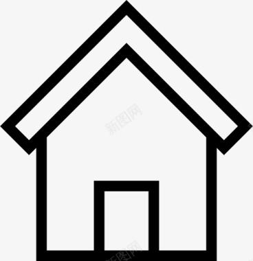 房屋建筑城市图标图标