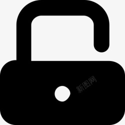 保护符解锁挂锁保护图标高清图片