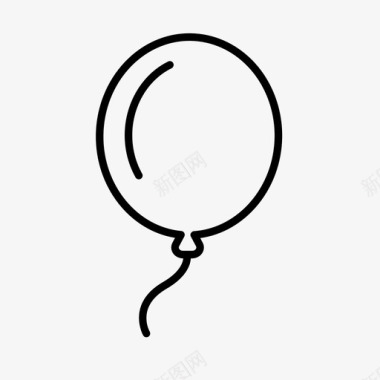 气球嘉年华儿童图标图标
