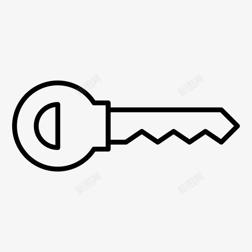 密钥登录名密码图标svg_新图网 https://ixintu.com 安全性 安全性细线图标 密码 密钥 工具 登录名
