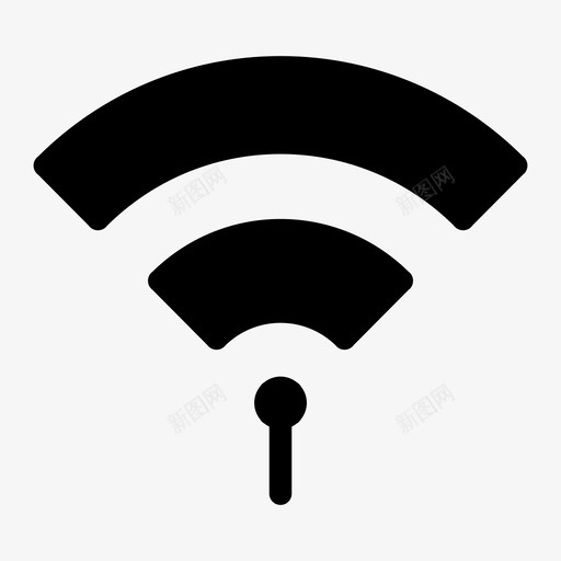 wifi通信互联网图标svg_新图网 https://ixintu.com wifi 互联网 信号 塔台 通信