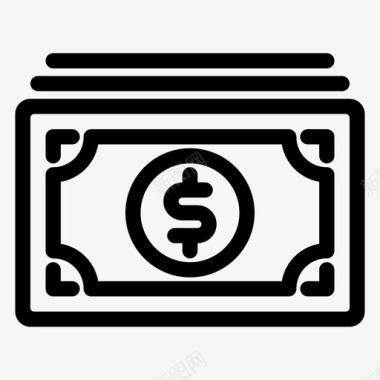 金钱商业支付图标图标