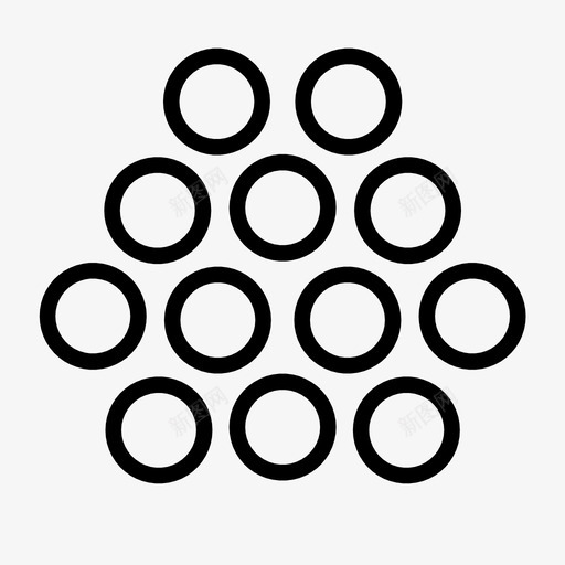 空圆圈空白圆圈图案图标svg_新图网 https://ixintu.com 图案 圆圈图案 空圆圈 空白圆圈