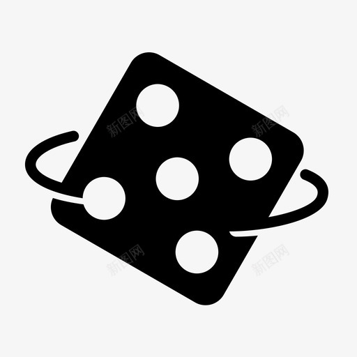 掷骰子五赌场掷骰子图标svg_新图网 https://ixintu.com 掷骰子 掷骰子五 赌博 赌场