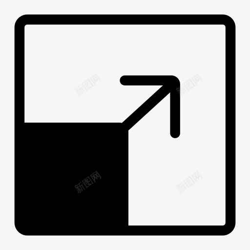 展开箭头增长图标svg_新图网 https://ixintu.com 增长 展开 窗口 箭头 缩放