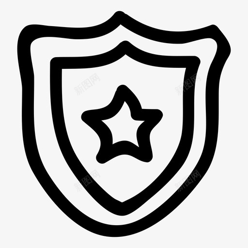 防护安全安全手绘图标svg_新图网 https://ixintu.com 安全 安全手绘 防护