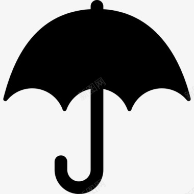 雨伞天气四季图标图标