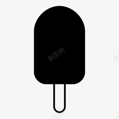 冰棒巧克力冰淇淋冷的图标图标