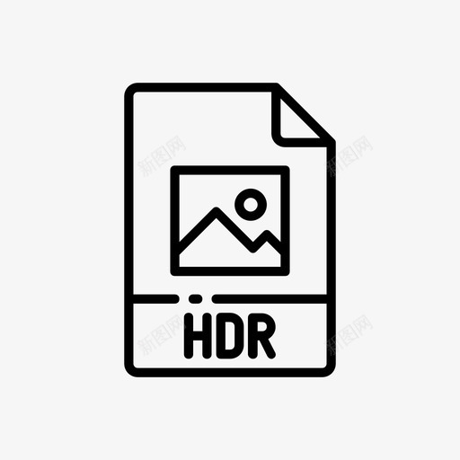 hdr文档图标svg_新图网 https://ixintu.com hdr 文件 文件名大纲视图2 文档 类型 设计