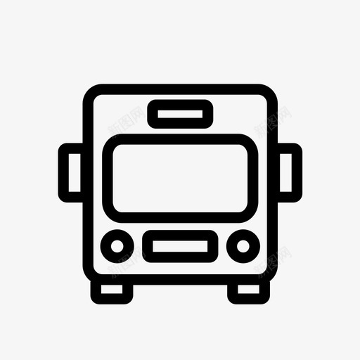 豪华巴士巴士站穿梭巴士图标svg_新图网 https://ixintu.com 住宿设施 巴士站 穿梭巴士 豪华巴士