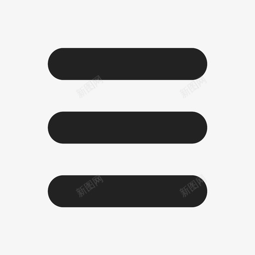 汉堡包（横）svg_新图网 https://ixintu.com 汉堡包（横）