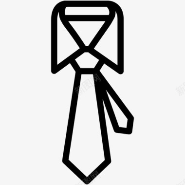 领带商人职业图标图标
