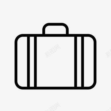 行李箱子旅行箱图标图标