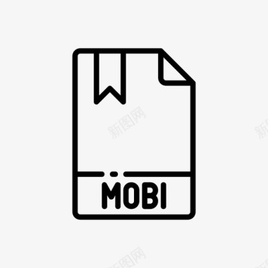mobi文档图标图标