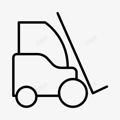 叉车商业工业图标svg_新图网 https://ixintu.com 叉车 商业 商品 工业 贸易