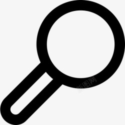 项目管理工具放大镜搜索工具搜索图标高清图片