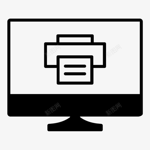打印文件打印计算机数据打印联机文件图标svg_新图网 https://ixintu.com 打印共享文件 打印文件 打印机 打印联机文件 打印计算机数据 计算机屏幕