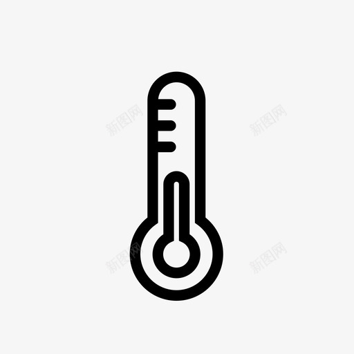 加热器温度住宿设施图标svg_新图网 https://ixintu.com 住宿设施 加热器 温度