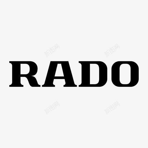 RADOsvg_新图网 https://ixintu.com RADO 雷达LOGO