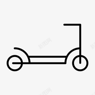 滑板车婴儿自行车自行车图标图标