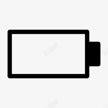 空电池电池充电电池空图标图标
