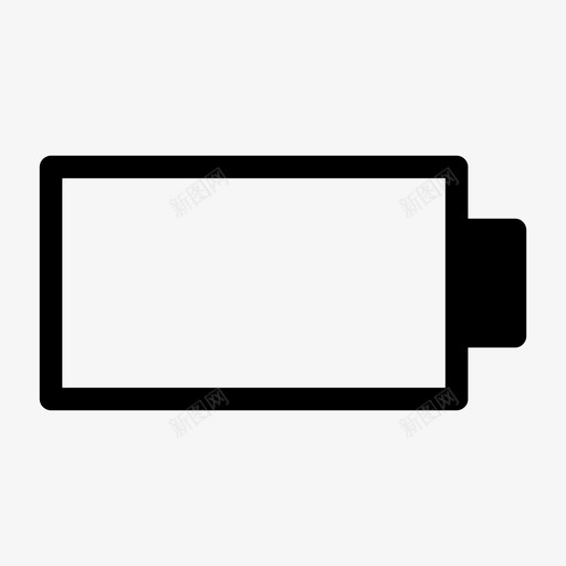 空电池电池充电电池空图标svg_新图网 https://ixintu.com 电池充电 电池电量 电池空 移动电池 空电池
