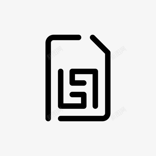sim卡存储器手机图标svg_新图网 https://ixintu.com sim卡 存储器 手机 移动应用程序开放线路