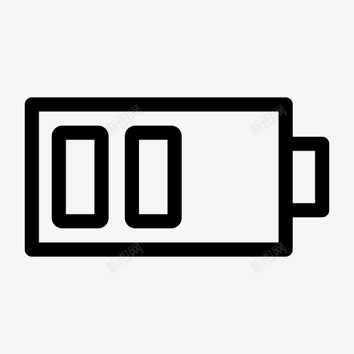 电池电池电量充电图标svg_新图网 https://ixintu.com 低能量 供电 充电 电池 电池电量